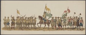 Delft Parade of 1862, First and Second Group by Willem Bernardus IJzerdraat