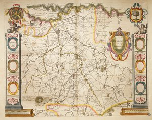 Brabant from Theatrum Orbis Terrarum by Willem Bleau, Amsterdam by Willem Blaeu