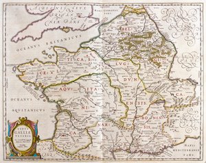 Countries of Ancient France, in 