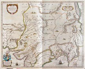 Iran through Tibet, and Northern India to Burma, in 