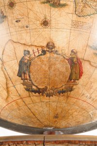 Large Pair of Library Globes, the Terrestrial 1645/48, the Celestial After c.1630
