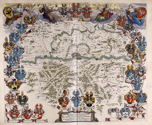 Map of Germany by Willem Blaeu