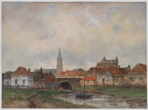 Upper Lock at Steenbergen by Willem C Rik