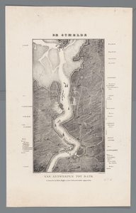 Course of the Scheldt from Fort Bath to Antwerp, 1832 by Willem Charles Magnenat