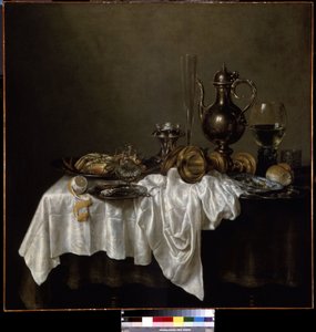Breakfast with a Lobster by Willem Claesz. Heda