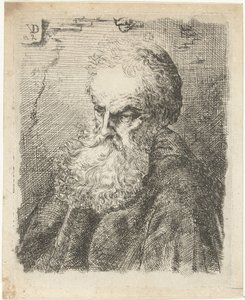Bust of an Old Man with Beard by Willem Cornelis van Dijk