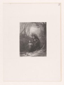 Two Female Wood Gatherers by Willem Frederik Roorda