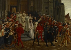 A Martyr Of The 16th Century - Johanna Van Santhoven by Willem Geets
