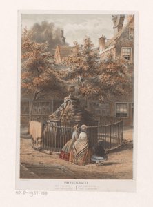 Fountain at the Labyrinth in Amsterdam by Willem Hekking jr.