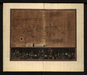Map of the Wieliczka Salt Mines by Willem Hondius
