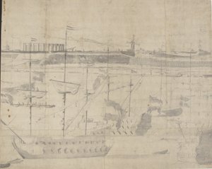 The Dutch Fleet at Copenhagen Road 1658 by Willem I van de Velde