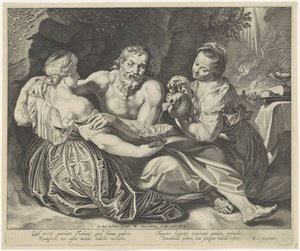 Lot Made Drunk by His Daughters