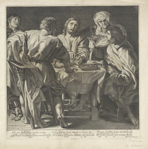 Meal in Emmaus by Willem Isaacsz. van Swanenburg
