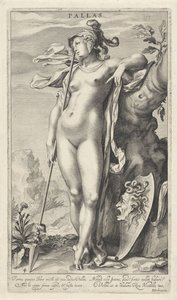 Minerva by a Tree by Willem Isaacsz. van Swanenburg