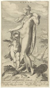 Venus and Cupid by Willem Isaacsz. van Swanenburg