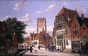 Street Scene in Amsterdam