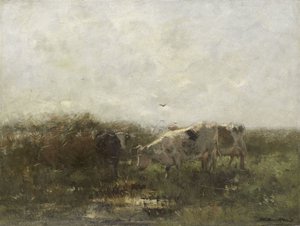 Cows in a Soggy Meadow