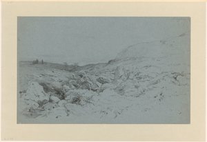 Hilly Landscape with Stream, near Bergen in Norway