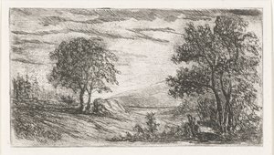 Hill Landscape by Willem Matthias Jan van Dielen