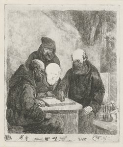 Damming Monks by Willem Pieter Hoevenaar