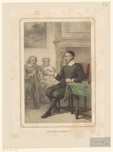 Leonardus Marius van der Goes Addressing a Man and a Woman (Leonardus Marius)