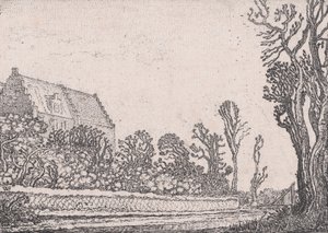 The House with the Stepped Gable (from Verscheyden Landtschapjes Various Little Lands) by Willem Pietersz. Buytewech