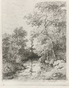 Creek by Willem Roelofs (I)