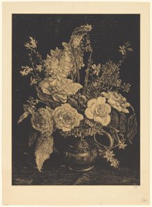 Flowers in a Vase by Willem Roelofs (II) (signed by artist)