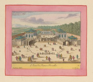 Entrance to the Grand Trianon at Versailles by Willem Swidde