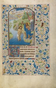 The Baptism of Christ by Willem Vrelant