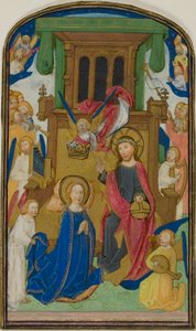 The Coronation of the Virgin, from a Book of Hours by Willem Vrelant