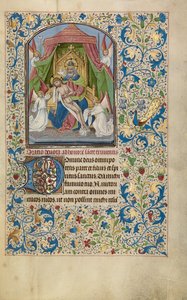 The Throne of Grace Trinity by Willem Vrelant