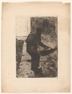 Man Winnowing by Willem Witsen (signed by artist)