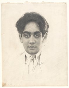 Portrait of Karamjit Singh Sahib Bahadur, Prince of Kapurthala by Willem Witsen (signed by artist)