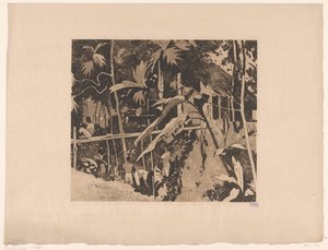 Vegetation and a Narrow Bridge in Buitenzorg by Willem Arnoldus Witsen