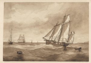 Ships at Sea by Willem Witsen