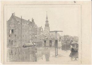 Cityscape with the Montelbaanstoren