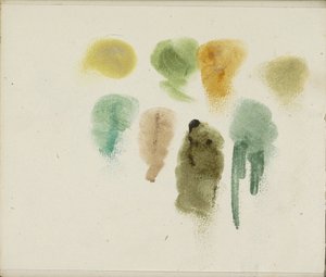 Study Sheet with Color Tests by Willem Arnoldus Witsen