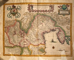 Map of Territory Under Veneto Dominion by Willem and Joan  Blaeu