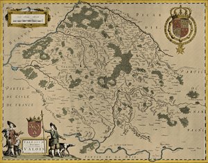 Map of Valois
