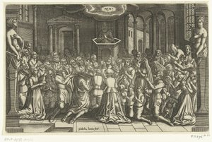 Thanksgiving for the Relief of Leiden, 1574 by Willem de Haen