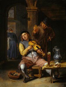 The Blind Fiddler by Willem van Herp