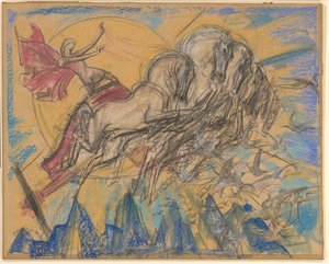 The Sun God Apollo in His Chariot by Willem van Konijnenburg