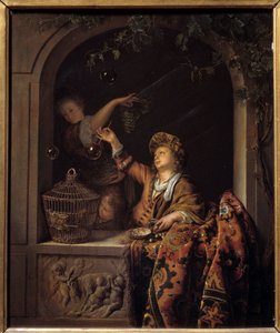 Soap Bubbles by Willem Van Mieris