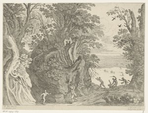 Landscape with Armed Robbery by Willem van Nieulandt (II)