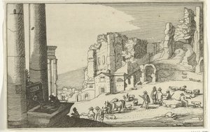 Cattle Among Roman Ruins