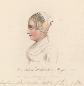 Headdress of a Girl from North Holland, 1816