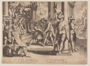Allegory of Justice, Sanctity of Law, plate 12 from Thrones of Justice