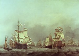 The Surrender of the Royal Prince, 3rd June, 1666 by Willem van de Velde