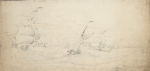 A Dutch Rear Squadron Going to Windward in a Heavy Sea (c.1672)